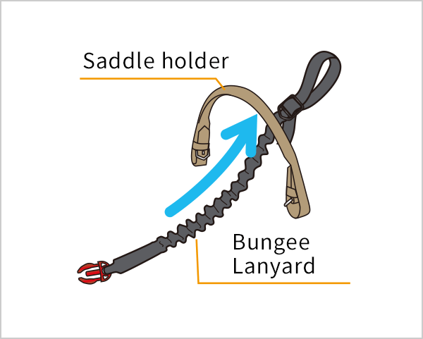 Hit Air Bungee Lanyard Black Regular Length - Happy Horse Tack Shop